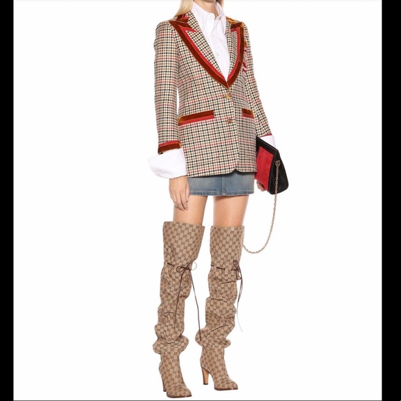 gucci over the knee boots